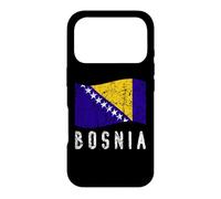 Drapeau bosniaque Patriotique Vieilli pour Hommes, Femmes, Enfants Coque pour iPhone 17 Pro