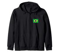 Drapeau Brasil Brazil Flag Homme Femme Sweat à Capuche