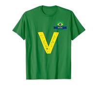 Drapeau Brésil - Lettre V - Brésil T-Shirt