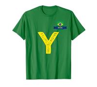 Drapeau Brésil Lettre Y Brésil T-Shirt