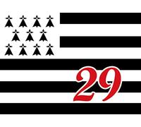 Drapeau Breton 29-15x11cm - Autocollant(sticker)