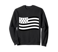 Drapeau Breton Gwenn ha Du pour fan de bretagne Sweatshirt