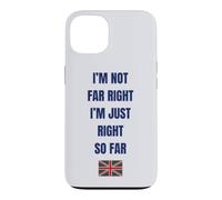 Drapeau Britannique Britannique des patriotes du Royaume-Uni Pas d'extrême Droite Coque pour iPhone 13
