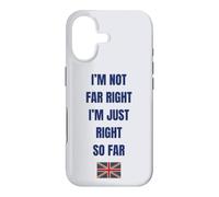Drapeau Britannique Britannique des patriotes du Royaume-Uni Pas d'extrême Droite Coque pour iPhone 17