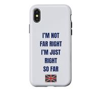 Drapeau Britannique Britannique des patriotes du Royaume-Uni Pas d'extrême Droite Coque pour iPhone X/XS
