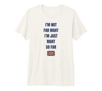 Drapeau Britannique Britannique des patriotes du Royaume-Uni Pas d'extrême Droite T-Shirt Haut de Gamme