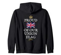 Drapeau Britannique Britannique Fière de Notre Union Sweat à Capuche