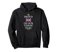 Drapeau Britannique Britannique Fière de Notre Union Sweat à Capuche