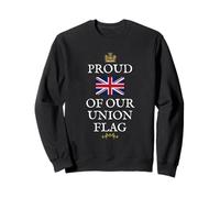 Drapeau Britannique Britannique Fière de Notre Union Sweatshirt
