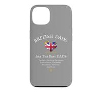 Drapeau Britannique « Dad are The Best Dads » pour la fête des pères Coque pour iPhone 13