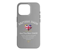 Drapeau Britannique « Dad are The Best Dads » pour la fête des pères Coque pour iPhone 16 Pro