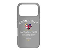 Drapeau Britannique « Dad are The Best Dads » pour la fête des pères Coque pour iPhone 17 Pro
