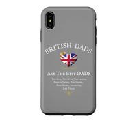 Drapeau Britannique « Dad are The Best Dads » pour la fête des pères Coque pour iPhone XS Max