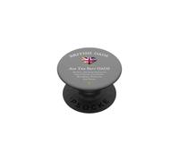 Drapeau Britannique « Dad are The Best Dads » pour la fête des pères PopSockets PopGrip Adhésif