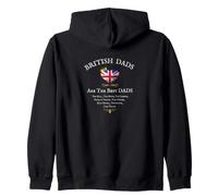 Drapeau Britannique « Dad are The Best Dads » pour la fête des pères Sweat à Capuche