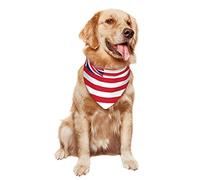 Drapeau Britannique D'Amérique Serviettes Triangle pour Animaux Ajustable Bavoir Bandana Triangulaire pour Animal Lavable Bandanas Chien Chats for Chiens De Petite, Moyenne Et Grande Taille
