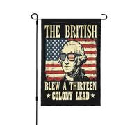 Drapeau britannique des 13 colonies, Washington, 4 juillet, 30 x 45 cm, bannière de jardin double face