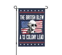 Drapeau britannique des 13 colonies, Washington, 4 juillet, 30 x 45 cm, bannière de jardin double face