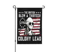 Drapeau britannique des 13 colonies, Washington, 4 juillet, 30 x 45 cm, bannière de jardin double face