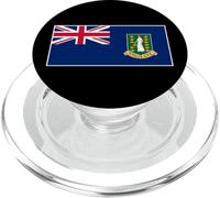 Drapeau Britannique des îles Vierges Ville BVI PopSockets PopGrip pour MagSafe