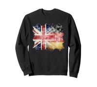 Drapeau Britannique et Allemand avec Racines Union Jack Sweatshirt