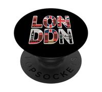 Drapeau Britannique Londres Angleterre Grande-Bretagne PopSockets PopGrip Adhésif