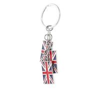 Drapeau Britannique Porte-clés Style Vintage, en Alliage de Zinc