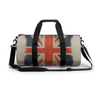Drapeau Britannique Sac De Sport Gym Sac De Voyage Sac W nd Duffel Bag pour Camping Randonnée Voyage 45x23x23cm
