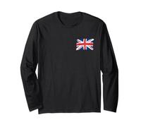 Drapeau Britannique Union Jack Royaume-Uni Manche Longue