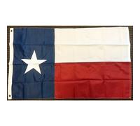 Drapeau brod double face en nylon de l' tat du Texas 3 x 5 pieds Lone Star US USA TX