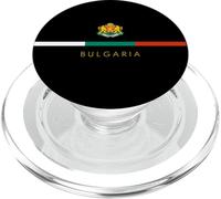 Drapeau bulgare avec Blason de la fierté Nationale Bulgarie Roots BG PopSockets PopGrip pour MagSafe