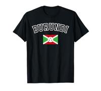 Drapeau Burundi Vintage Vieilli rétro Heritage Design T-Shirt