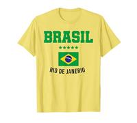 Drapeau Cadeau Brésil Ventilateur Brésil Vintage Samba T-Shirt