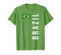 Drapeau Cadeau Brésil Ventilateur Brésil Vintage Samba T-Shirt