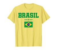 Drapeau Cadeau Brésil Ventilateur Brésil Vintage Samba T-Shirt