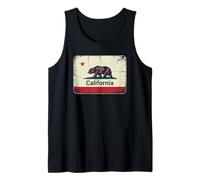Drapeau California The Golden State Bear San Francisco Débardeur