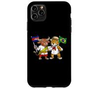 Drapeau Cambodge Brésil Racines Cambodgiennes-Brésiliennes Coque pour iPhone 11 Pro Max