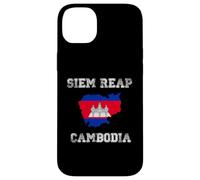 Drapeau Cambodge Vieilli SIEM Reap Pride Coque pour iPhone 14 Plus