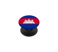 Drapeau cambodgien du Cambodge PopSockets PopGrip Adhésif