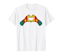 Drapeau Cameroun - Coeur Cameroun T-Shirt