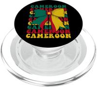 Drapeau Cameroun Pride Coquette Nœud PopSockets PopGrip pour MagSafe