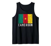 Drapeau Cameroun Vieilli pour Hommes, Femmes, Enfants Débardeur