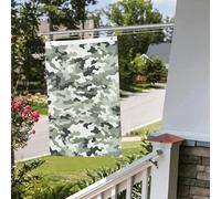 Drapeau camouflage blanc 61 x 91 cm pour extérieur et intérieur - Pour le printemps, l'été, l'automne, l'hiver - Drapeaux de jardin avec œillets verticaux double face pour décorations de cour