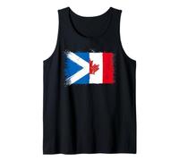 Drapeau Canada Écosse Génial pour Fiers Canadiens Écossais Débardeur