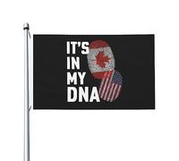 Drapeau Canada « It's in MyFlags » pour extérieur, double face, en polyester robuste, 3 x 5 pieds, pour décoration de jardin, de maison, de festival, de jardin, de bienvenue