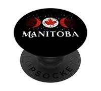 Drapeau Canada Manitoba PopSockets PopGrip Adhésif