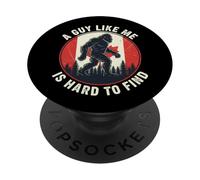 Drapeau Canadien Bigfoot « A Guy Like Me is Hard to Fin » PopSockets PopGrip Adhésif