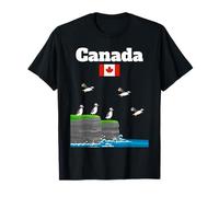 Drapeau Canadien de la colonie de macareux de l'Atlantique T-Shirt