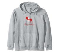 Drapeau canadien de Terre-Neuve Canada avec feuille d'érable Sweat à Capuche