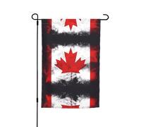 Drapeau canadien décoratif de jardin 30,5 x 45,7 cm, anti-plis et anti-décoloration, convient pour jardin, jardin, pelouse, balcon